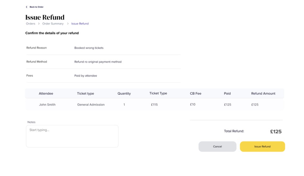 Issue and track refunds directly from your dashboard, with clear records for reporting, reconciliation, and customer support. Supports both full and partial refunds, with clear audit trails.